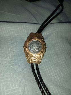 Vintage Western Cowboy Bolo Neck Tie