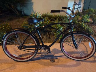 Single-speed beach cruiser- Schwinn-style cruiser! 26” tires