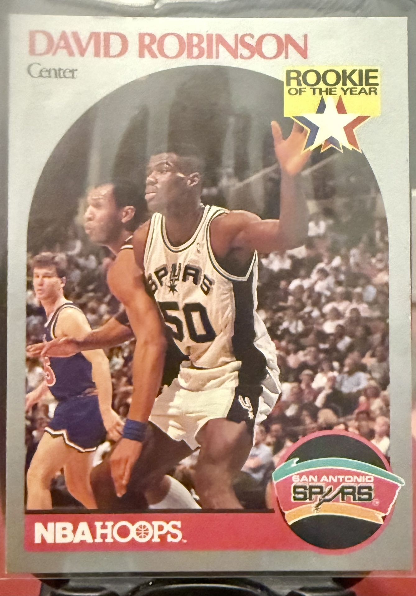 1990 NBA Hoops David Robinson #270 Rookie Card Like New