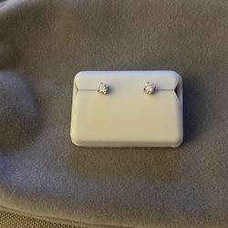 925 Silver moissanite 0.25 Ctw Earrings 