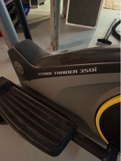 Golds Gym stride trainer 350i used
