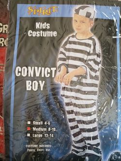 Boy jail bird costume
