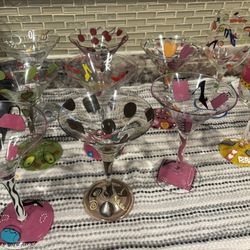 Lolita martini/wine Glasses