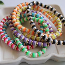 Clay Bracelet Heishi Bracelets Jewelry 