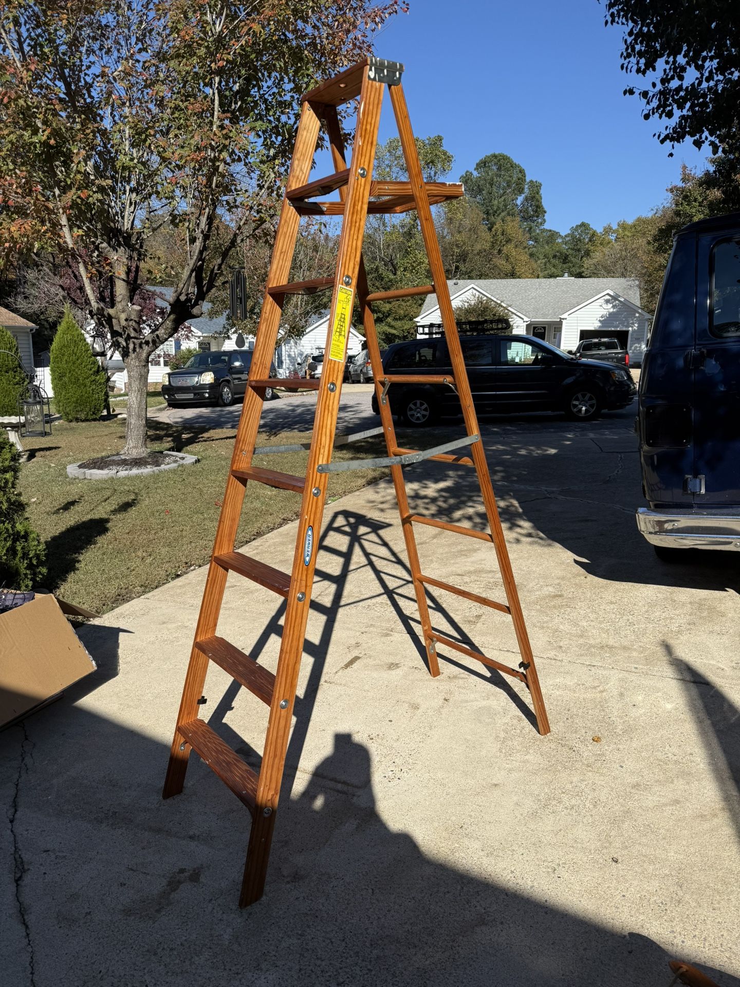 Vintage Style Wooden Ladder
