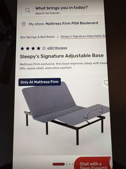 Signature adjustable base