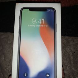 iPhone X - 256GB (BOX ONLY.)