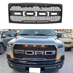 For 2004-2008 Ford F150 F-150 NEW Front Bumper Upper Grille Hood Grill Raptor Style
