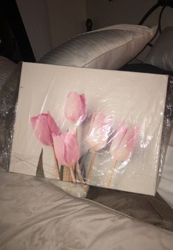 Canvas flowers