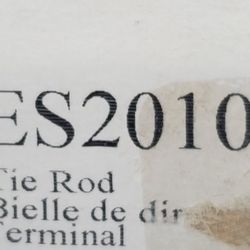 @CHV.  Moog Tie Rod End ES2010L 