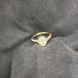 14k Gold Ring With .75 Diamond 