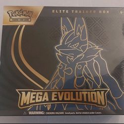 POKEMON TCG Mega Evolution Elite Trainer Box Lucario ETB Sealed *BRAND NEW*