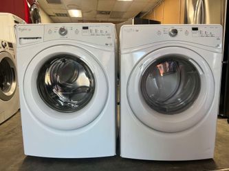 LG Front Load Washer & Dryer Set - White