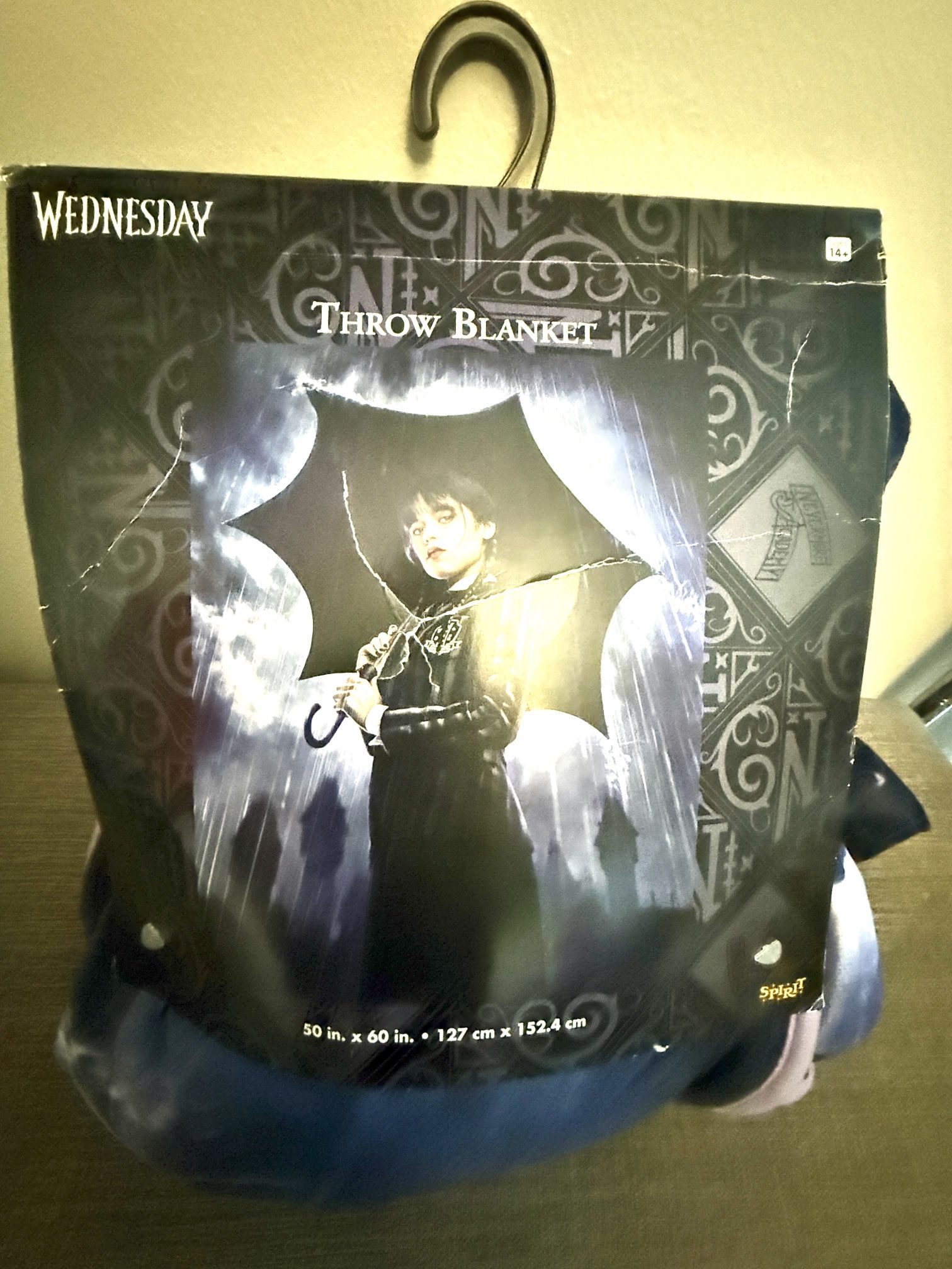 New Wednesday Addams W/Umbrella  Soft Fleece Blanket 50x60