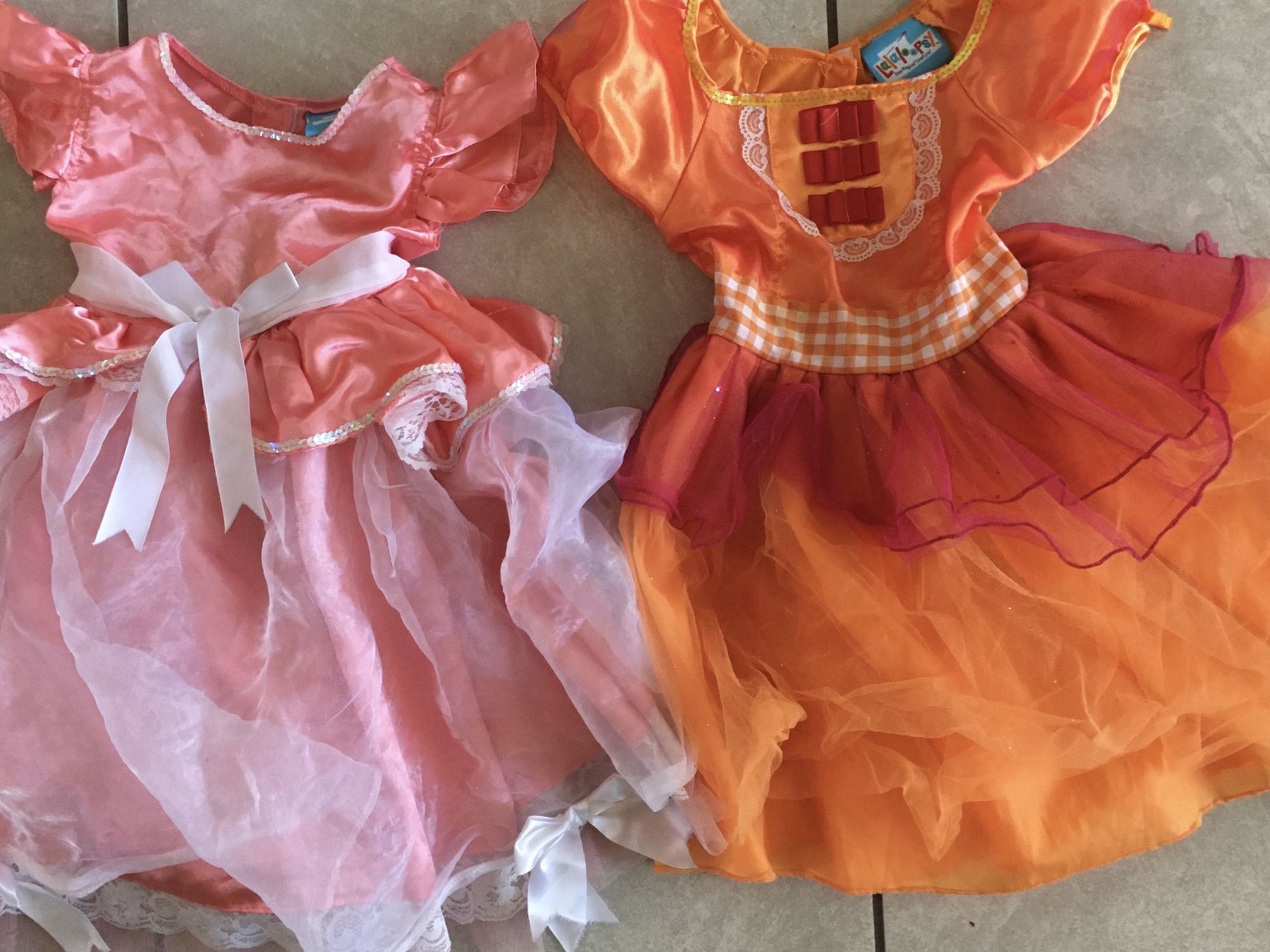 Lalaloopsy Dressup Dresses- Size 3/4/5 (says 3 And Up)