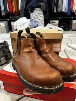 Airate Work Shoes/ Slip on Hard Toe