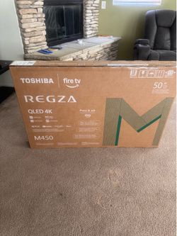 Brand New Toshiba REGZA 50” QLED 4K Fire TV (M450 Series)