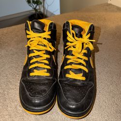 Steelers Nike Dunks Custom