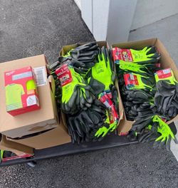 Milwaukee High Visibility Cut Level 2 Polyurethane Gloves 10” XL Green