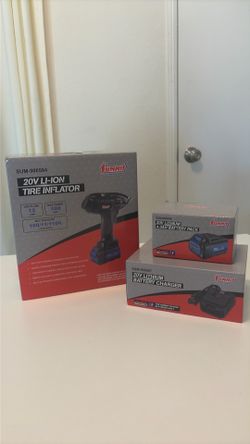 Summit Tire Inflator + Battery Pack & Battery Charger