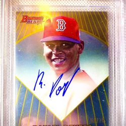 Rafael Devers BGS 9.5/10 Auto 2016 Bowmans Best 96 Autos 51/75 On Card Auto