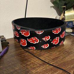 Leather Atatsuki Weightlifting Belt Naruto Gym