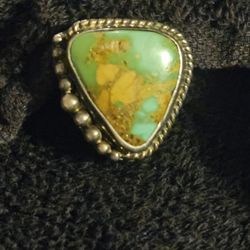 Authentic Natural Royston Turquoise Ring - Black Friday Deal!!!