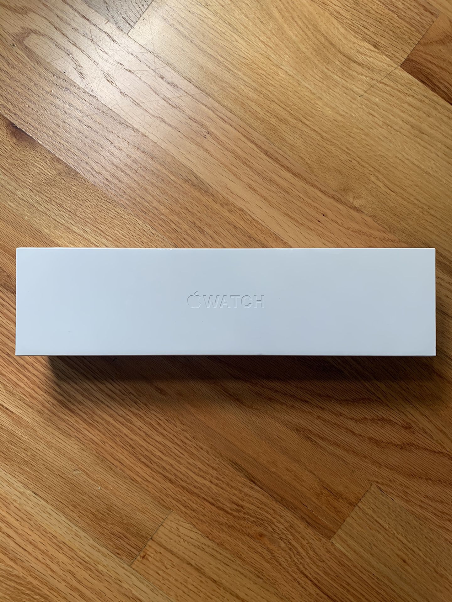 Apple Watch series 5 Space grey with black sport band. 44mm with cellular. New in box