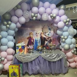 Frozen Decorations , Frozen Balloons Backdrops , Frozen Party Decorations