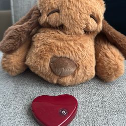 Snuggle Puppy Heartbeat Toy