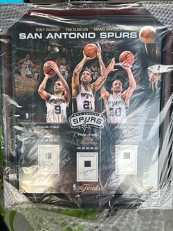 Spurs Five-Time Champions Plaque