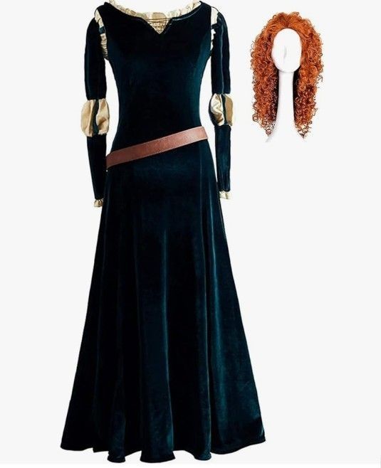 Princess Merida Brave Costume & Wig L/XL