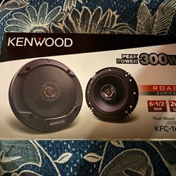 Kenwood Speaks Peak Power 300 Watts Road Series 6-1/2 2 Way KFC-1666R Brand New