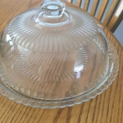 Princess House Cake Plate With Dome