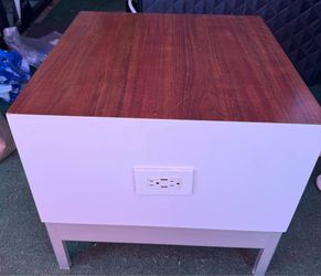 Nightstand box with power outlets