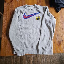 FC Barcelona  Adult Sz Small Crew Neck