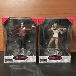DC Harley Quinn And Joker Statues 
