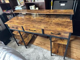 Faux Wood Desk