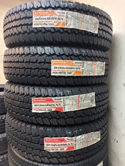 Ser 4 New Tires 235-70-17 Firestone Destination A/T