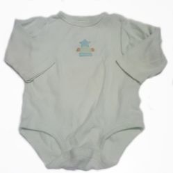 Carter's Baby Striped "To Cute for Words" Onsie 9M