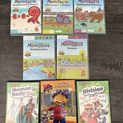 Kids Learning DVDs Math And Science $10 Each 