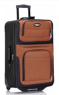 Travel Select checked 25” wheeled suitcase