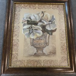 Flowers Vase Picture Frame