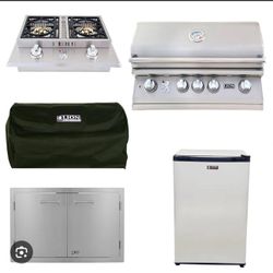 Blaze and Lion Bbq Island 