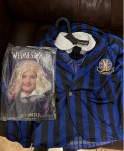 New! Enid Sinclair Nevermore Academy Uniform Costume