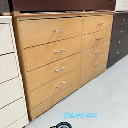 Beige Eight Drawer Dresser Compressed Cajonera Comoda Compressed 