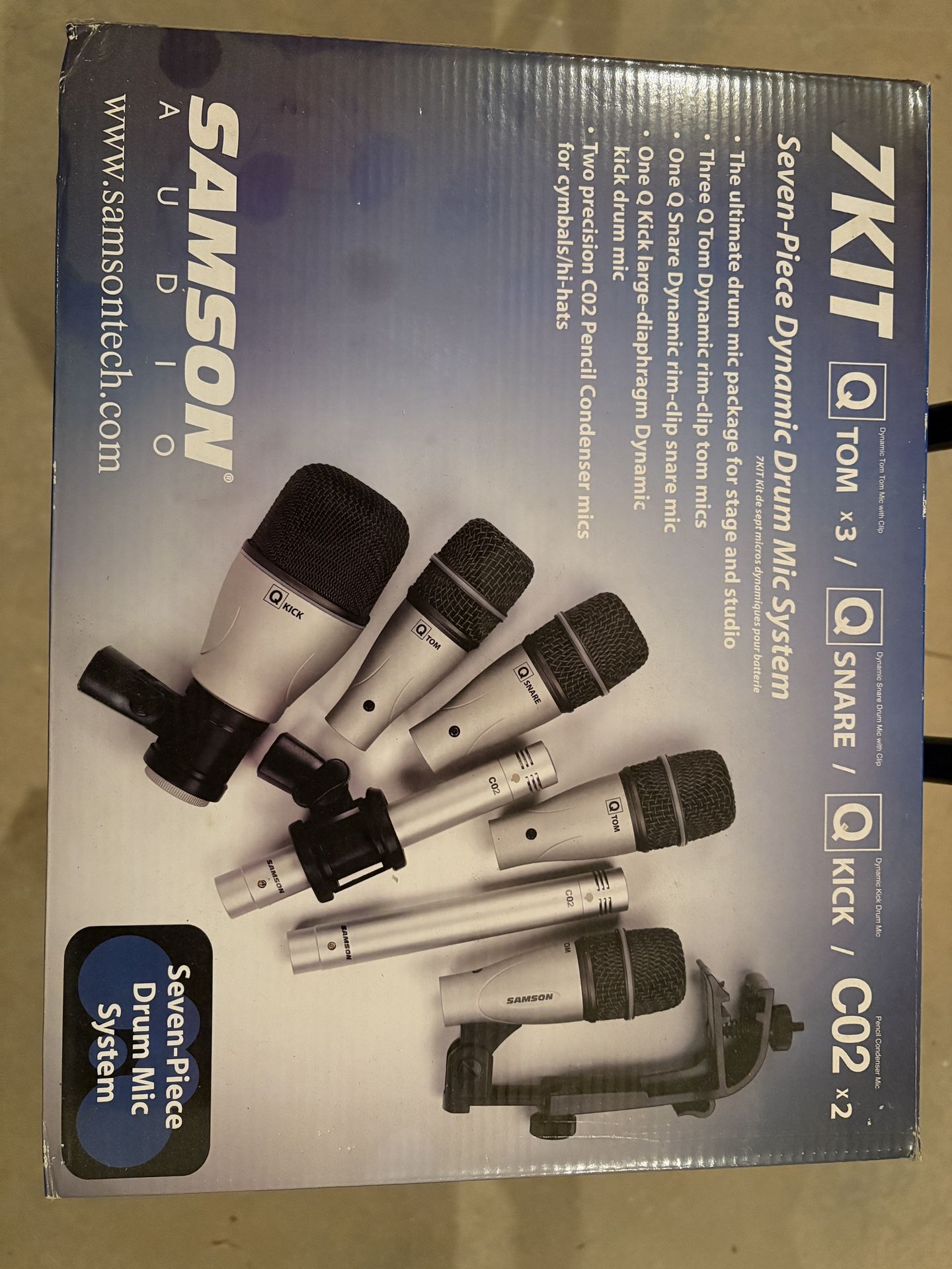 Samson Audio 7Kit Drum Mics