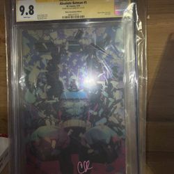 9.8 Cgc Signed by Claymann Absolute Batman 5 