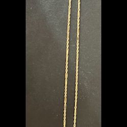 14k Solid Gold 20’ Length Chain