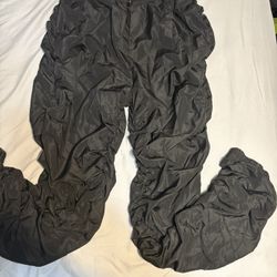 Black Ruffle Pants 